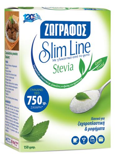 Γλυκαντικό Slim line με Stevia Ζωγράφος (150g)
